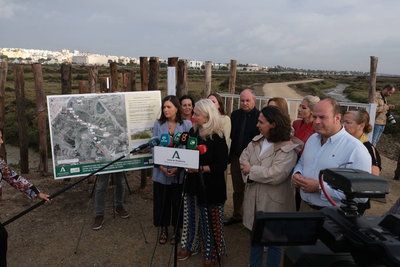 Así es la nueva vía ciclopeatonal entre San Fernando y Chiclana