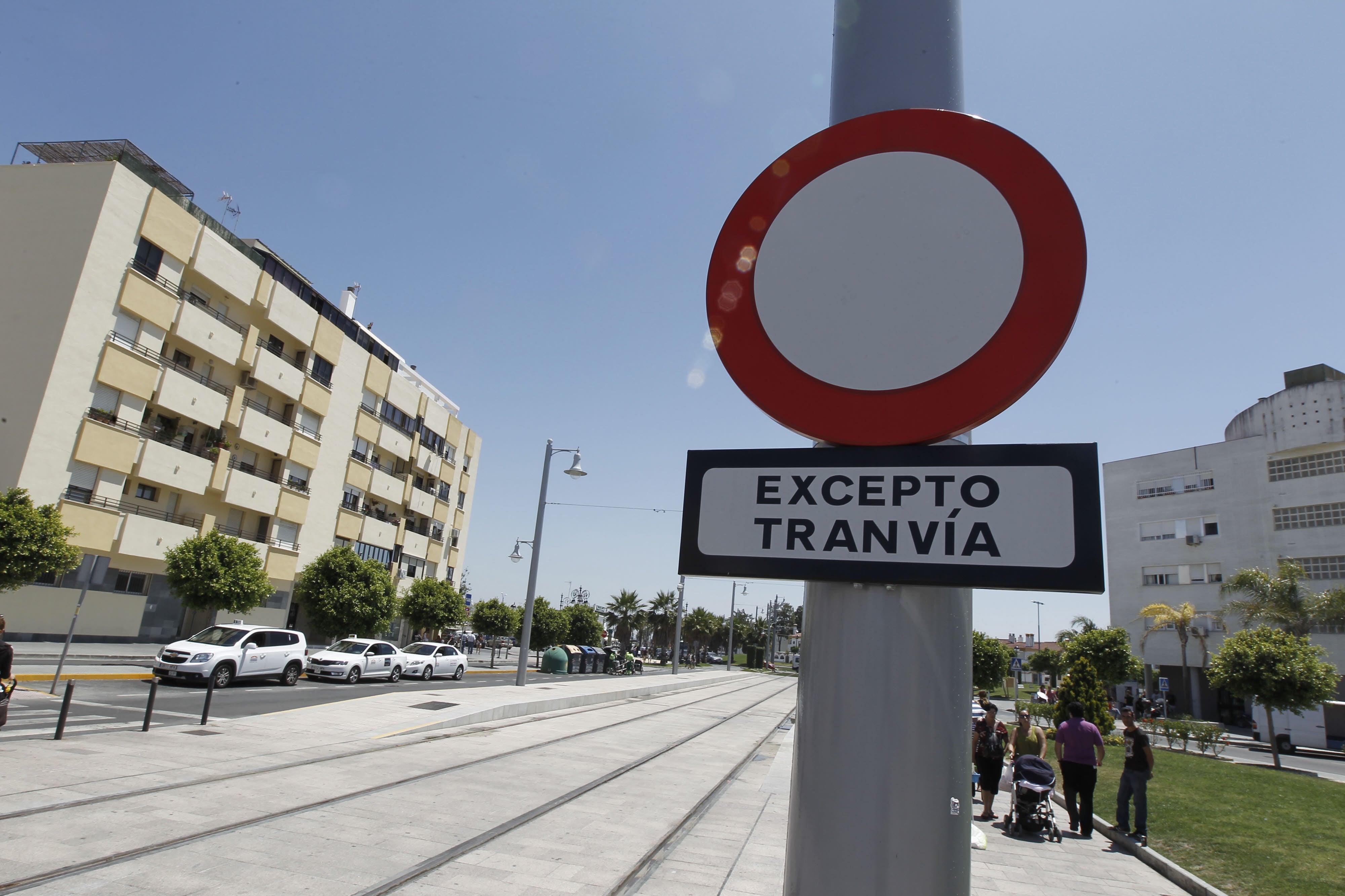 Imágenes históricas: Los años de obras del tranvía de la Bahía de Cádiz