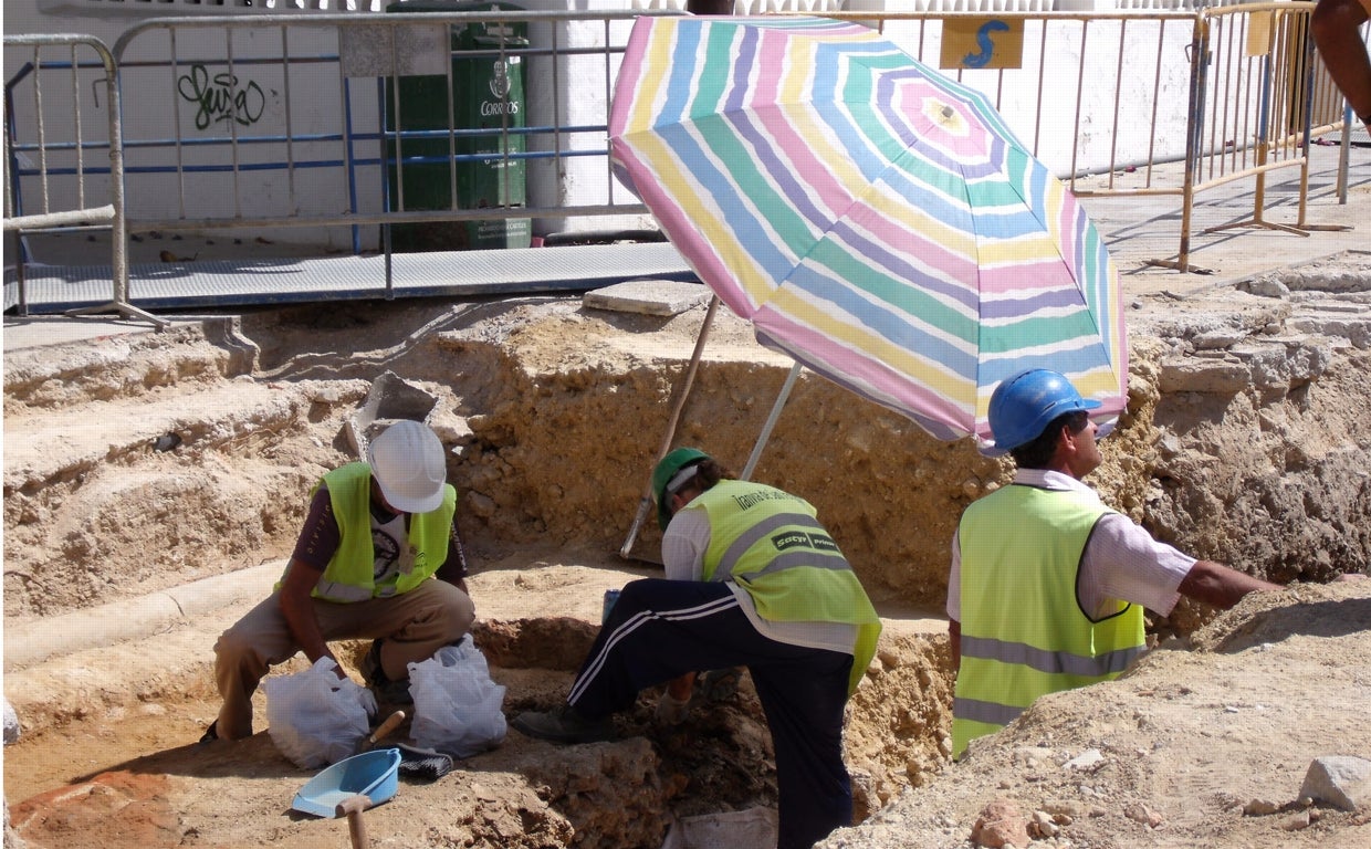 Imágenes históricas: Los años de obras del tranvía de la Bahía de Cádiz