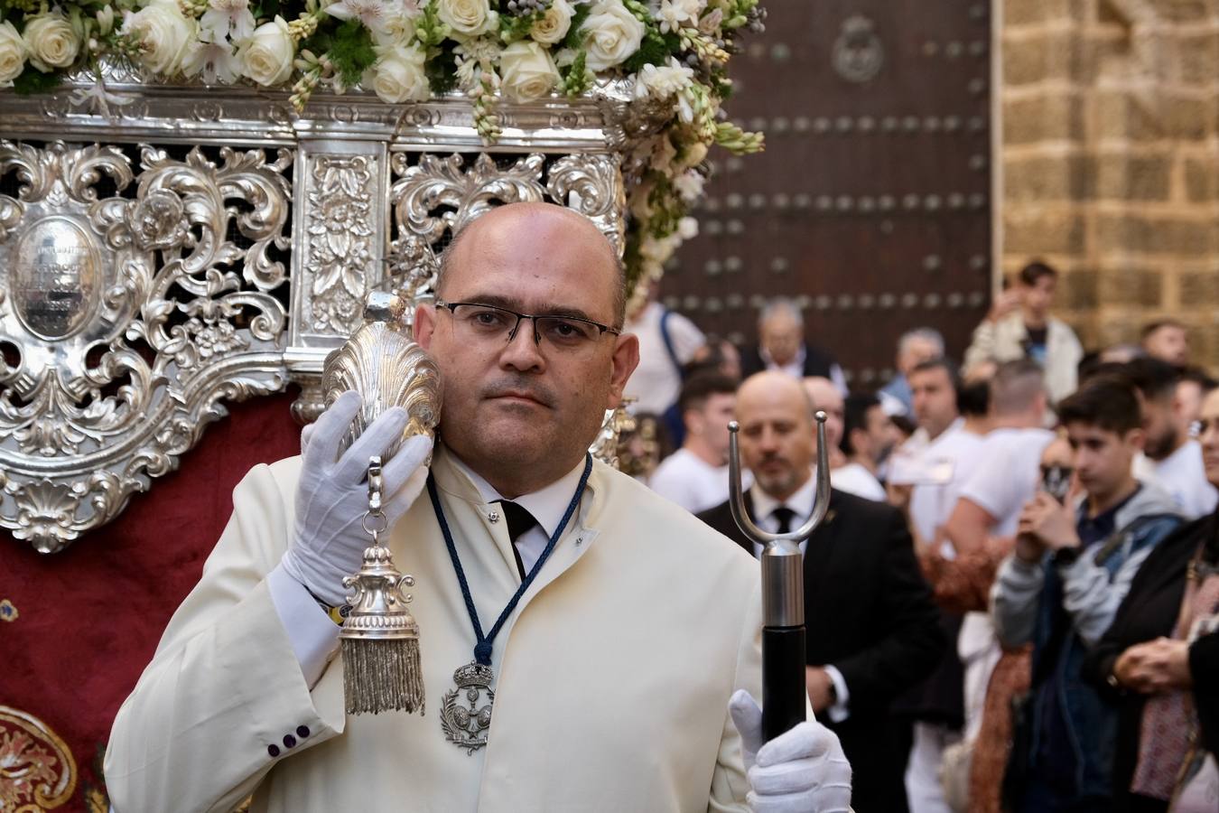 Así ha sido la procesión de la Virgen de la Palma en Cádiz
