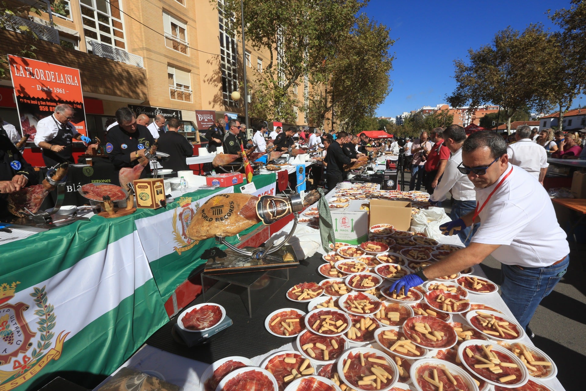 Fotos: Las espectaculares imágenes que dejan los cortadores de jamón en San Fernando