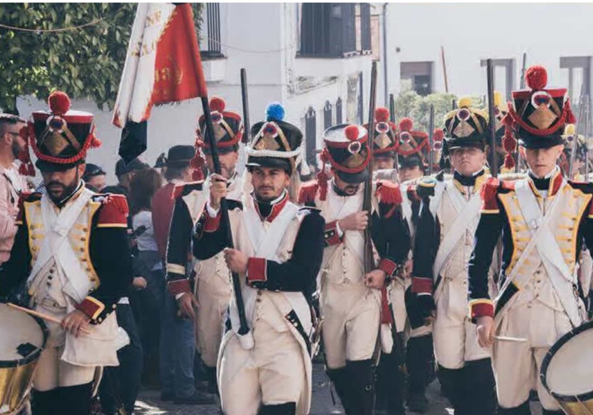 El Bosque «retoma las armas» con la recreación histórica de la invasión de tropas napoleónicas