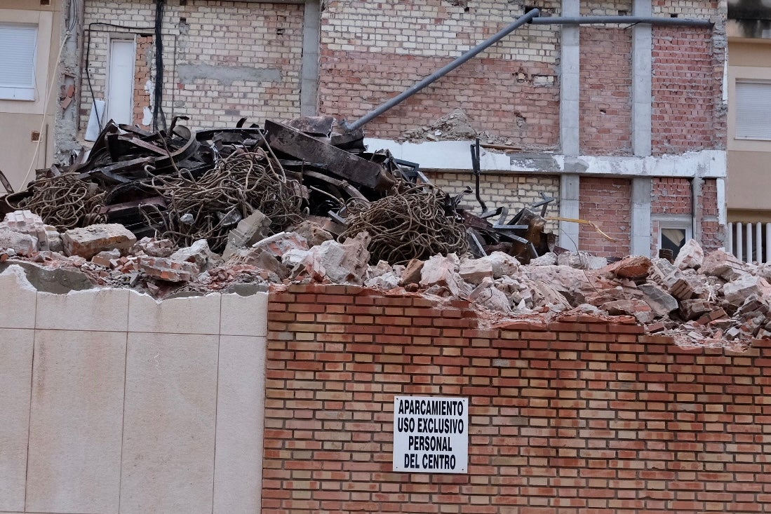 Fotos: Arranca el desescombro de la Iglesia de las Esclavas