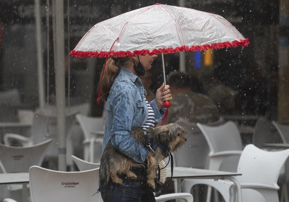 Activado el aviso amarillo este viernes por fuertes lluvias en Cádiz