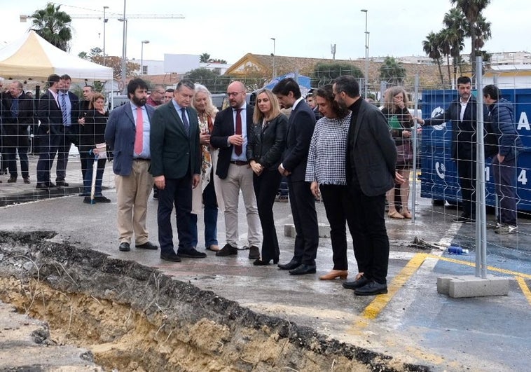 Colocada la primera piedra de la nueva estación de autobuses en El Puerto