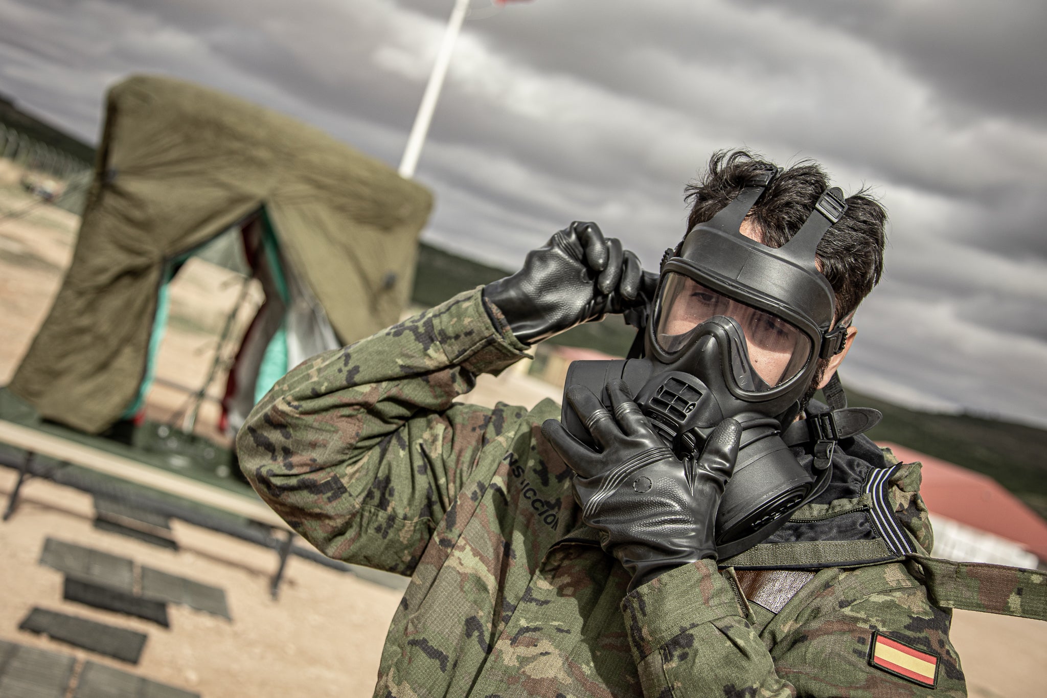 Maniobras del Tercio de Armada en Albacete: Temperaturas bajo cero y ejercicios de tiro real