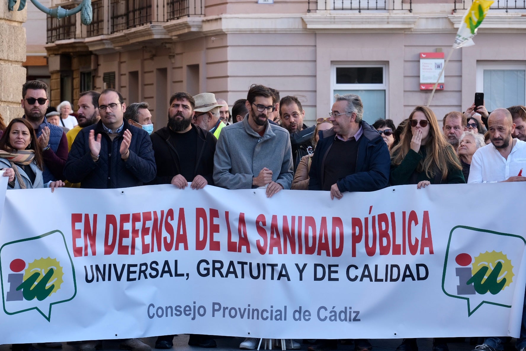 En imágenes: Manifestación en Cádiz «contra la privatización de la sanidad»