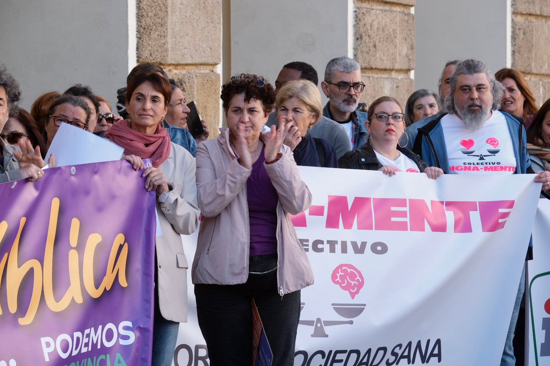 En imágenes: Manifestación en Cádiz «contra la privatización de la sanidad»