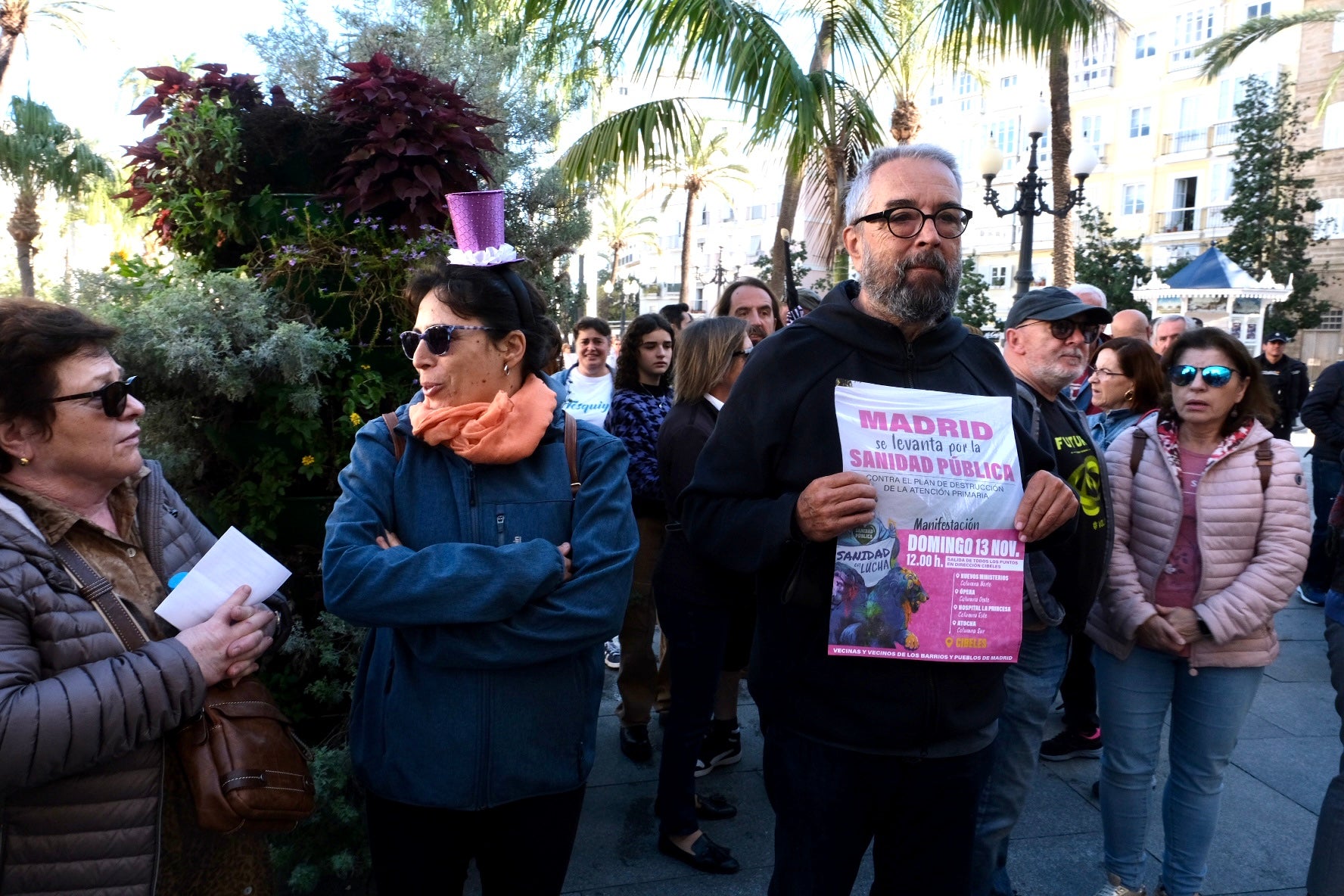 En imágenes: Manifestación en Cádiz «contra la privatización de la sanidad»