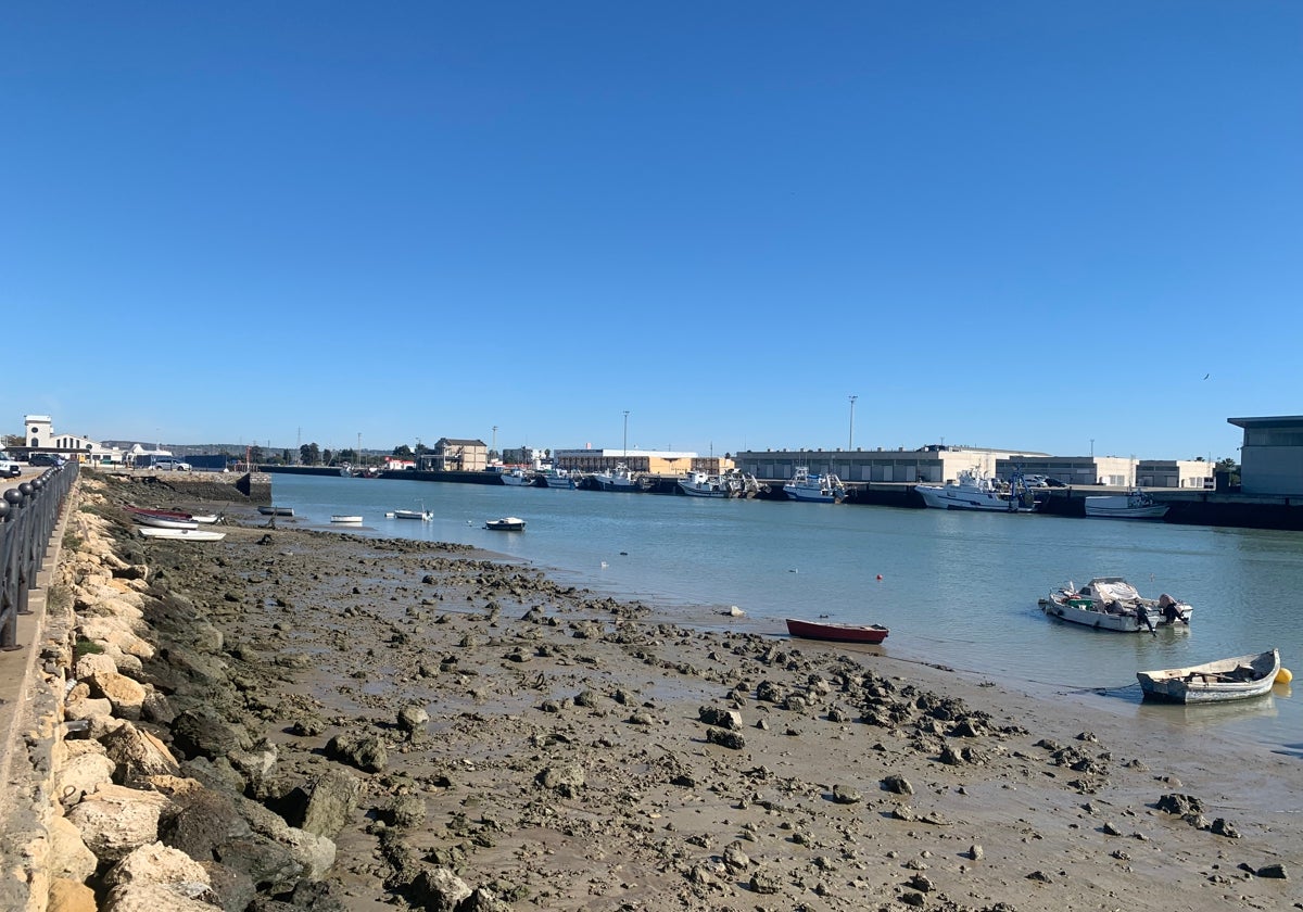 El río Guadalete a su paso por El Puerto