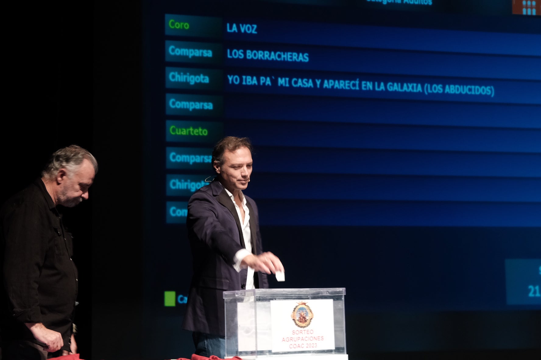 En imágenes: El sorteo del orden de actuación del COAC 2023