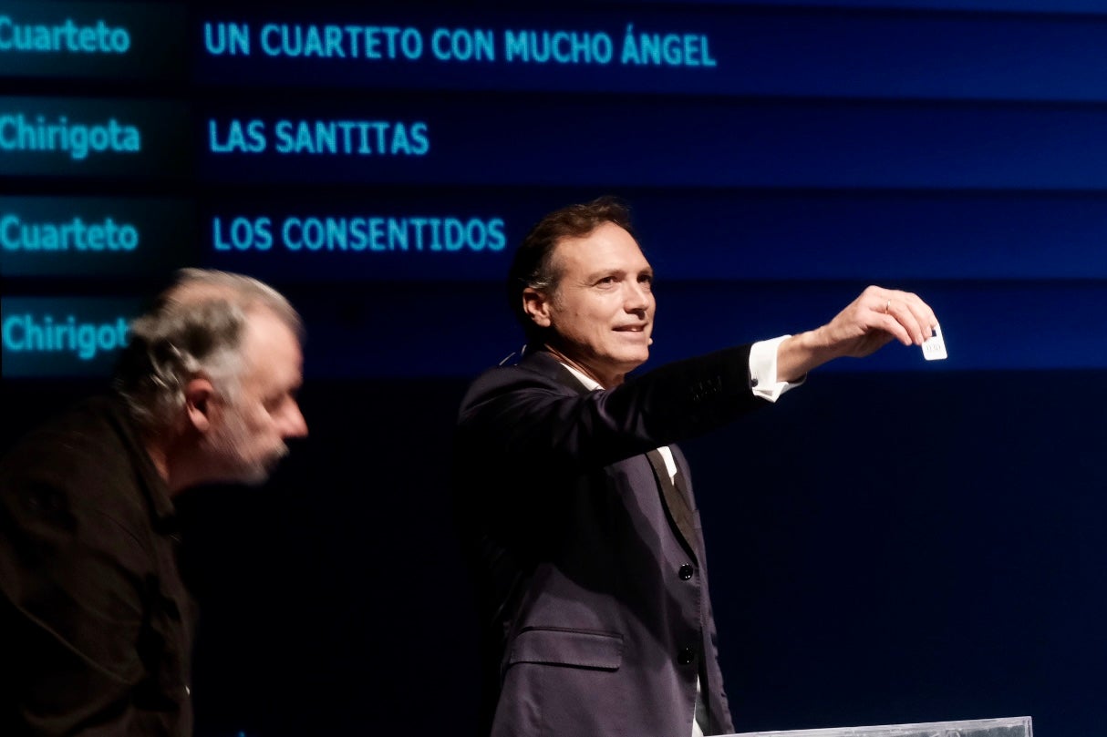 En imágenes: El sorteo del orden de actuación del COAC 2023