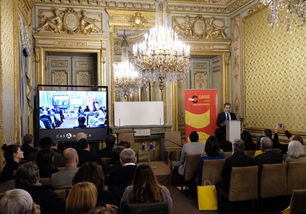 Cádiz reivindica en Madrid la propuesta para acoger el X Congreso Internacional de la Lengua Española.