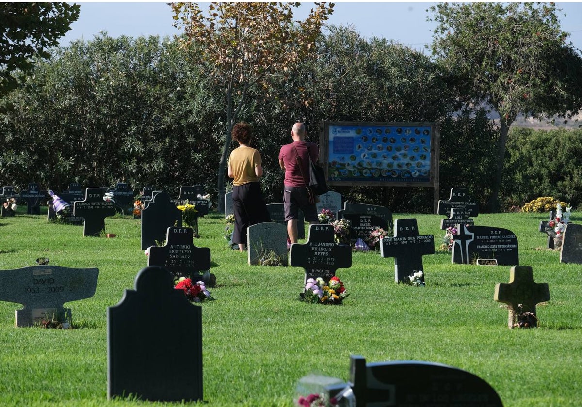 Un cementerio de la provincia de Cádiz.