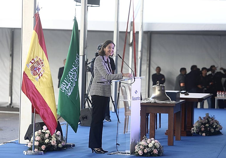 Ceremonia de entrega de la corbeta 'Hail' en Navantia San Fernando