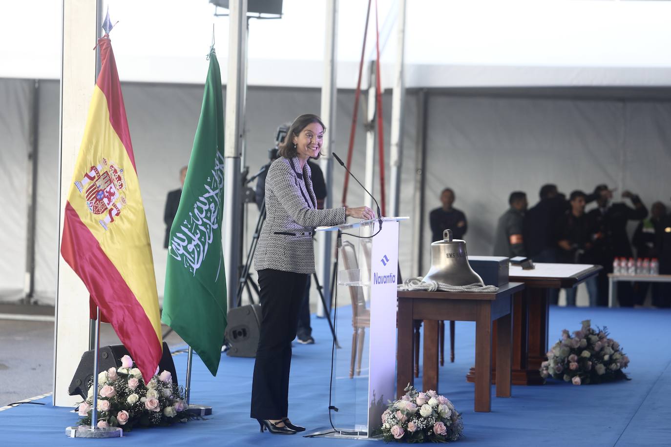 Ceremonia de entrega de la corbeta &#039;Hail&#039; en Navantia San Fernando