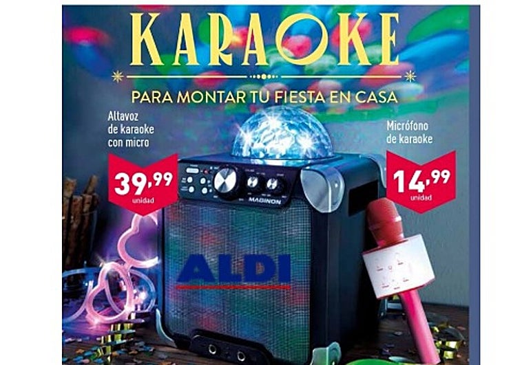 El kit de Karaoke para esta Navidad que se estrena en Aldi esta semana a un precio inmejorable