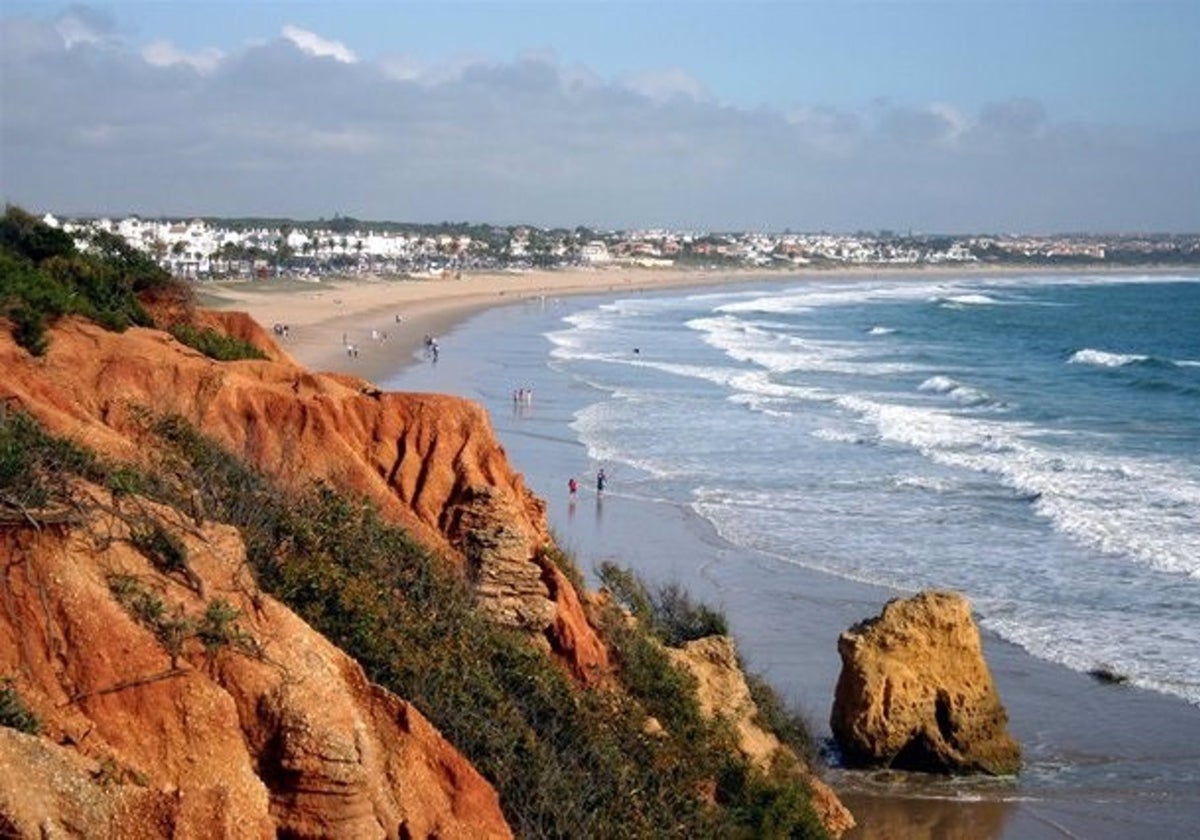 Playa de la Barrosa, en Chiclana.