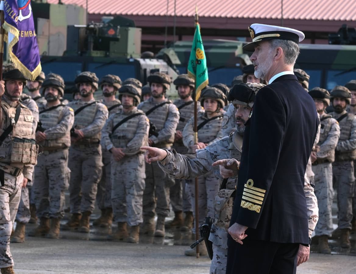 Fotos: las imágenes de la visita del rey Felipe VI al TEAR de San Fernando