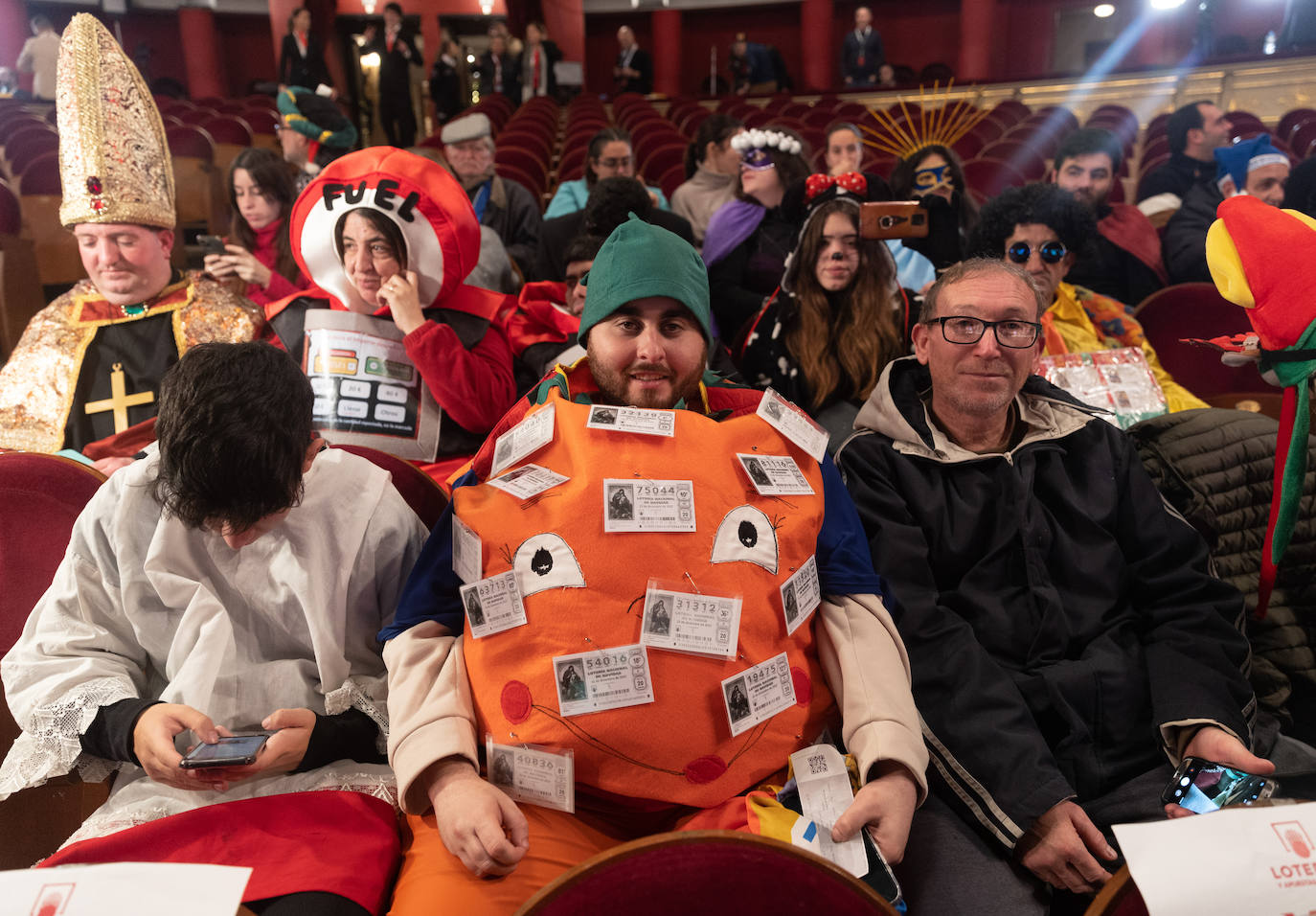 Fotos: las primeras imágenes de la Lotería de Navidad desde el Teatro Real