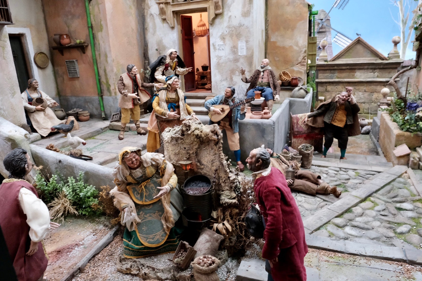 En imágenes: Los belenes, protagonistas del día de Nochebuena