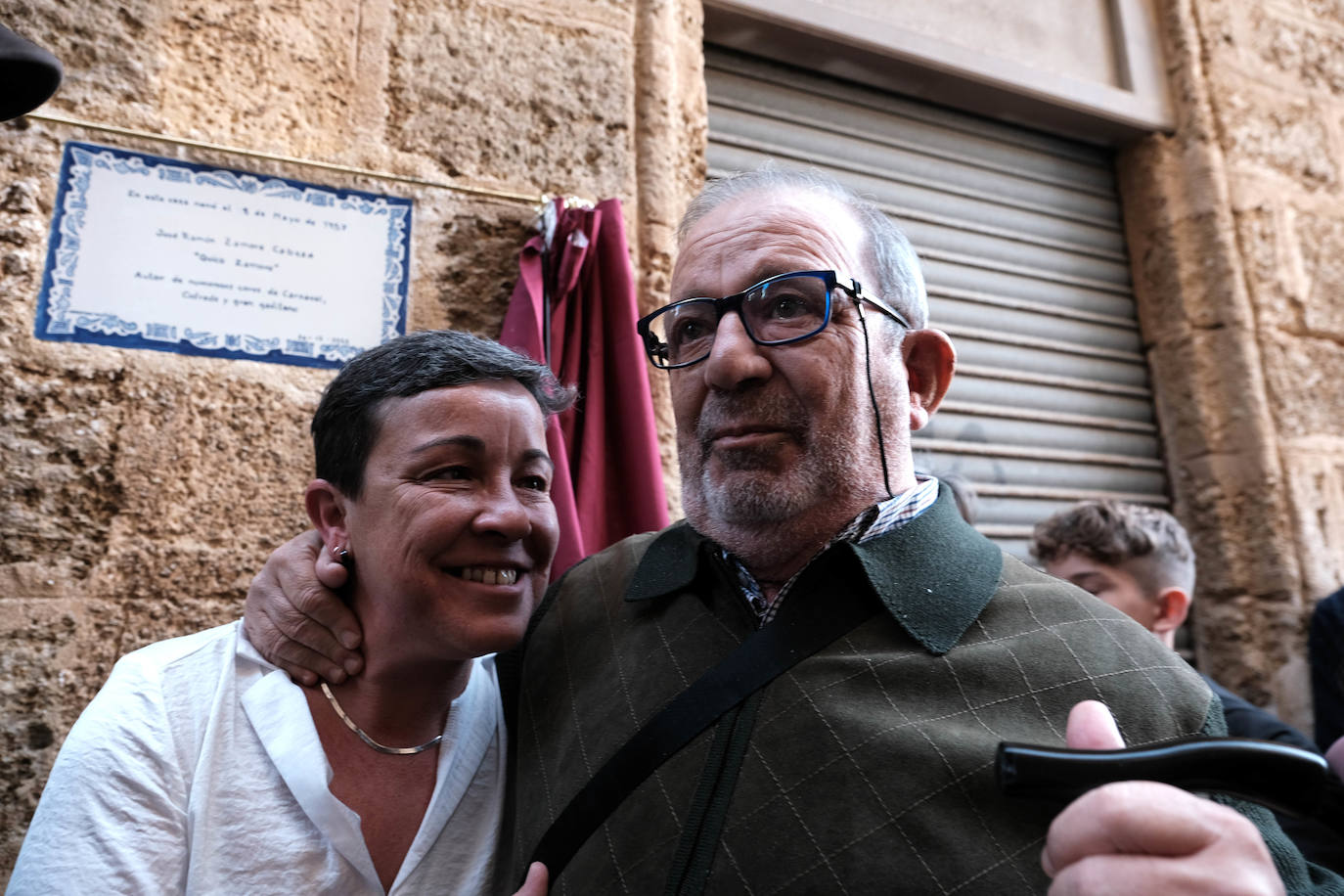 Fotos: Así ha sido el acto de colocación de la placa conmemorativa de Quico Zamora