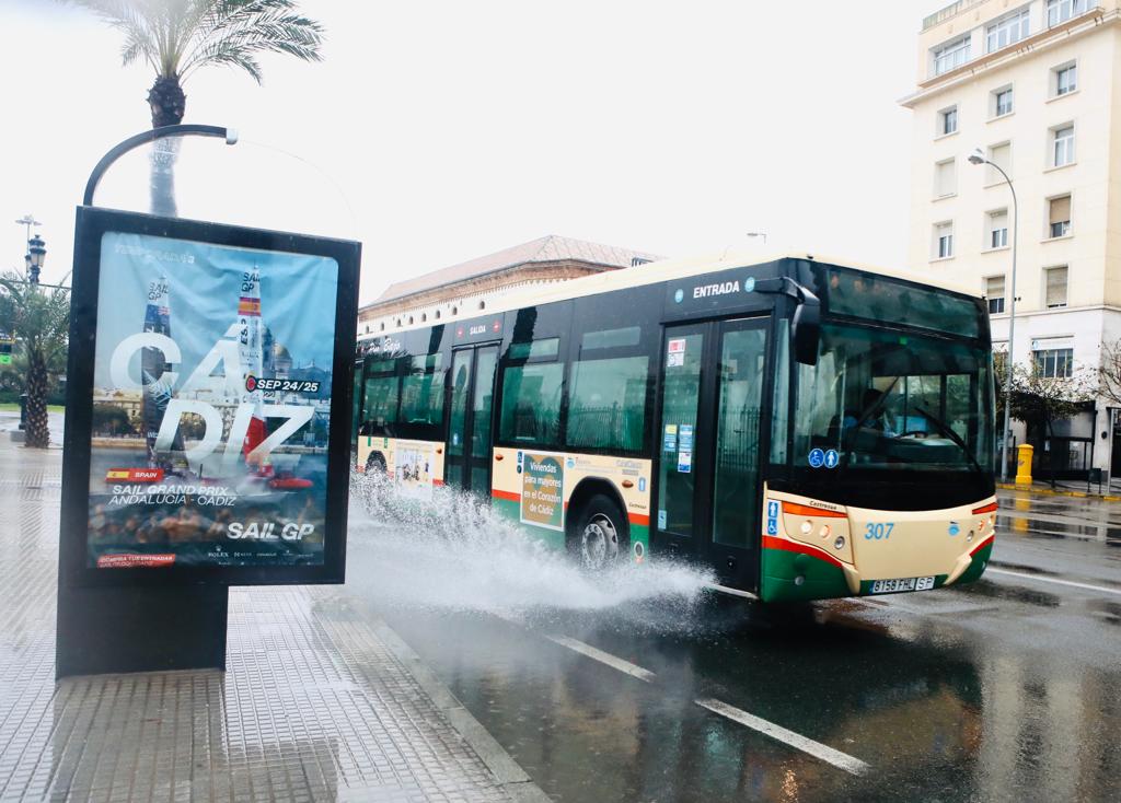 En imágenes: Aviso amarillo por fuertes lluvias en Cádiz