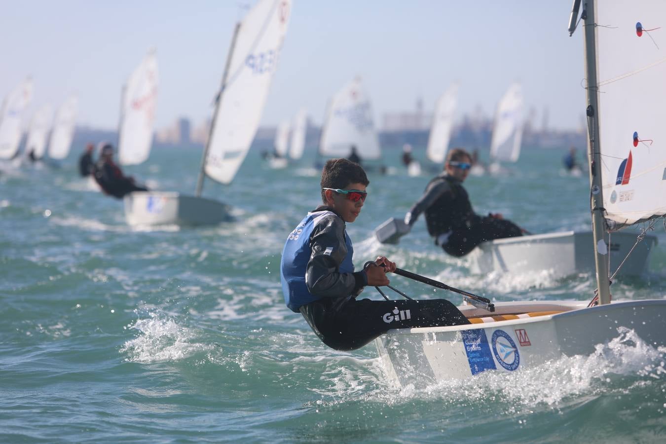 La Excellence Cup de Optimist se despide con honores de la Bahía de Cádiz