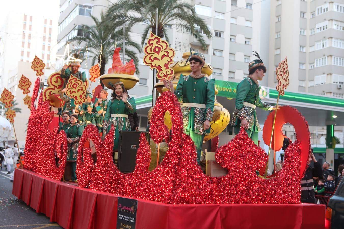 La Cabalgata de los Reyes Magos en Cádiz