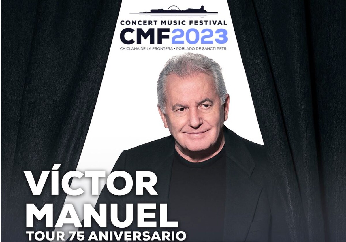 Víctor Manuel actuará en el Concert Music Festival
