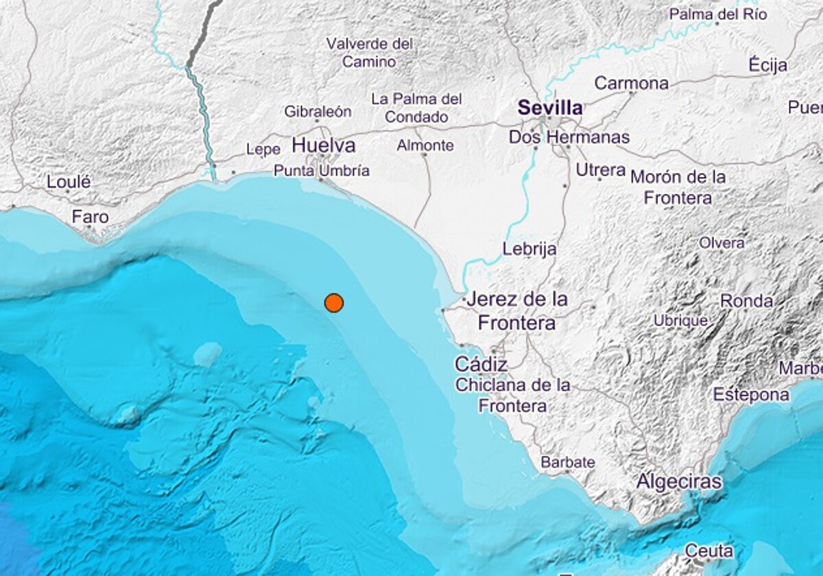 Terremoto en el Golfo de Cádiz