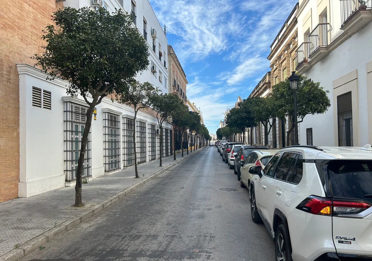 La calle Cielo en El Puerto, una de las más céntricas de la localidad