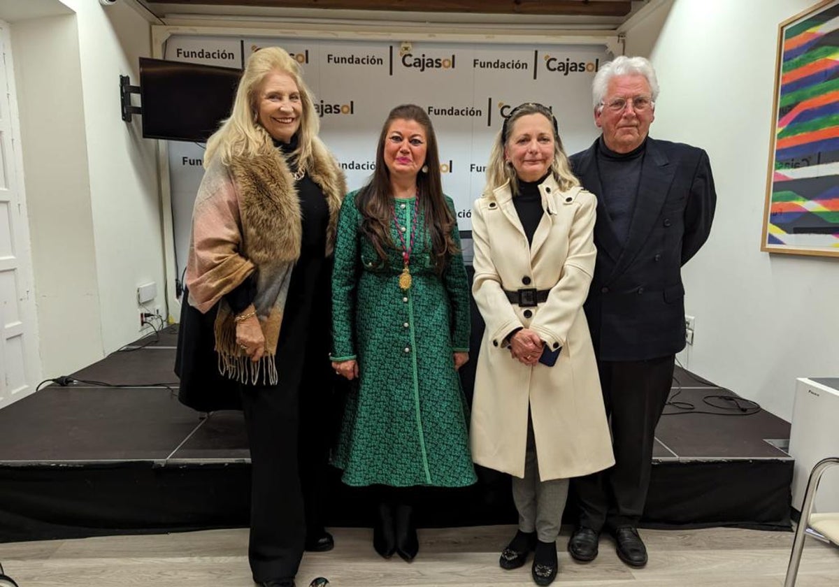 Josefa Diaz Delgado, Ana Esteban, Felicidad Rodríguez y Hans-Josef Artz