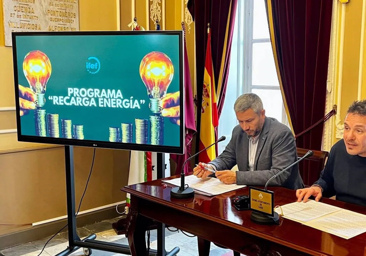 Programa ''Recarga energía' del Ayuntamiento de Cádiz.