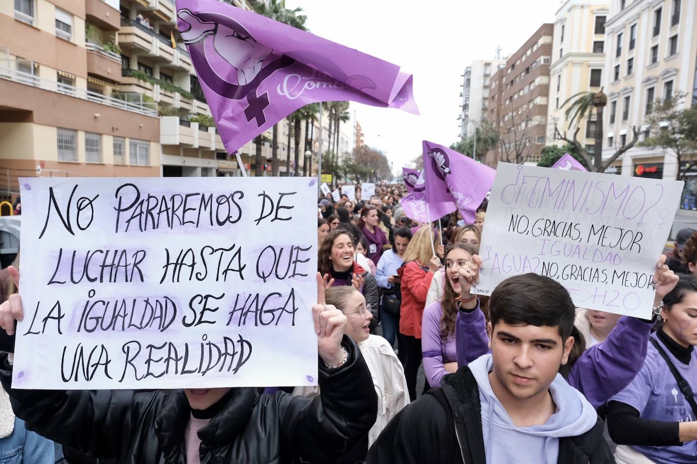 Fotos: Manifestación 8-M en Cádiz
