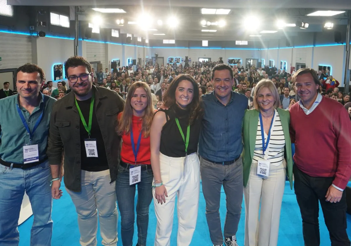 Juanma Moreno ha clausurado en Jerez el Congreso de NNGG Andalucía