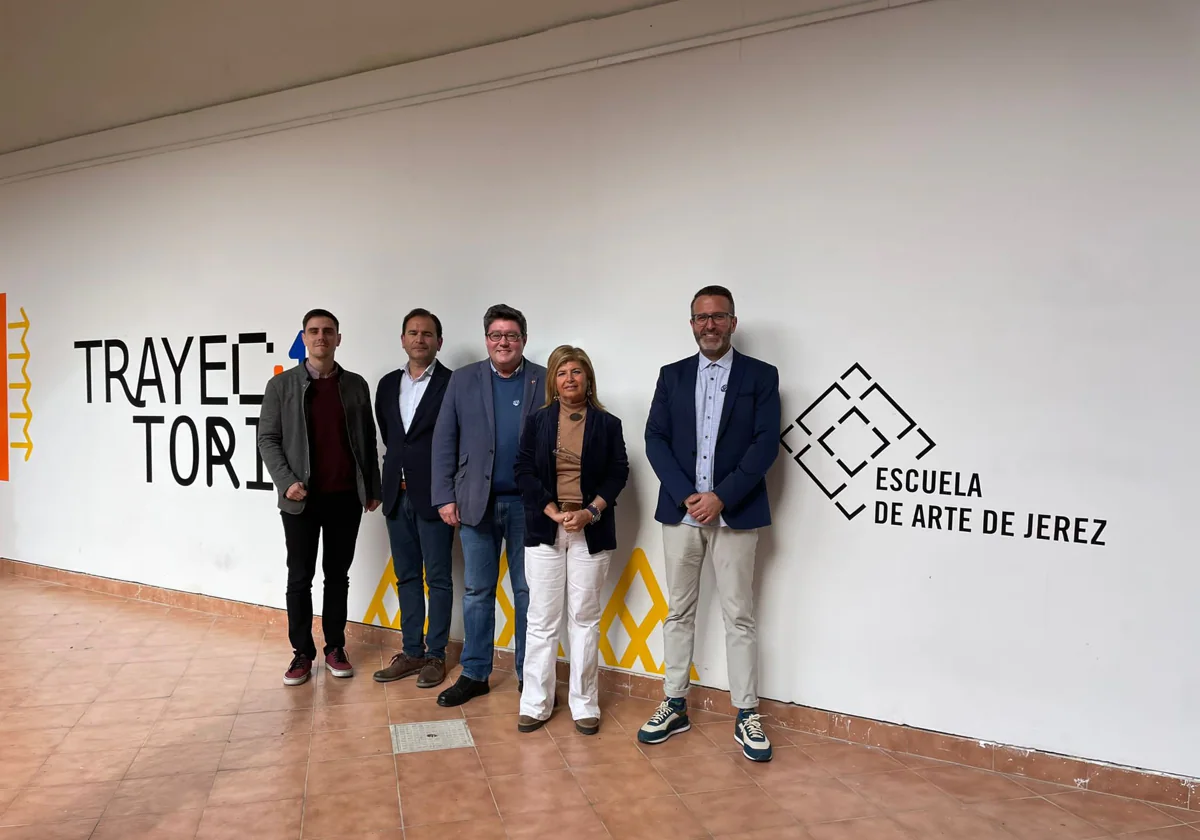 Inauguración de XI jornadas de Diseño Trayectorias en la Escuela de Arte de Jerez