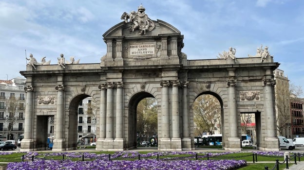 Puerta de Alcalá de Madrid.