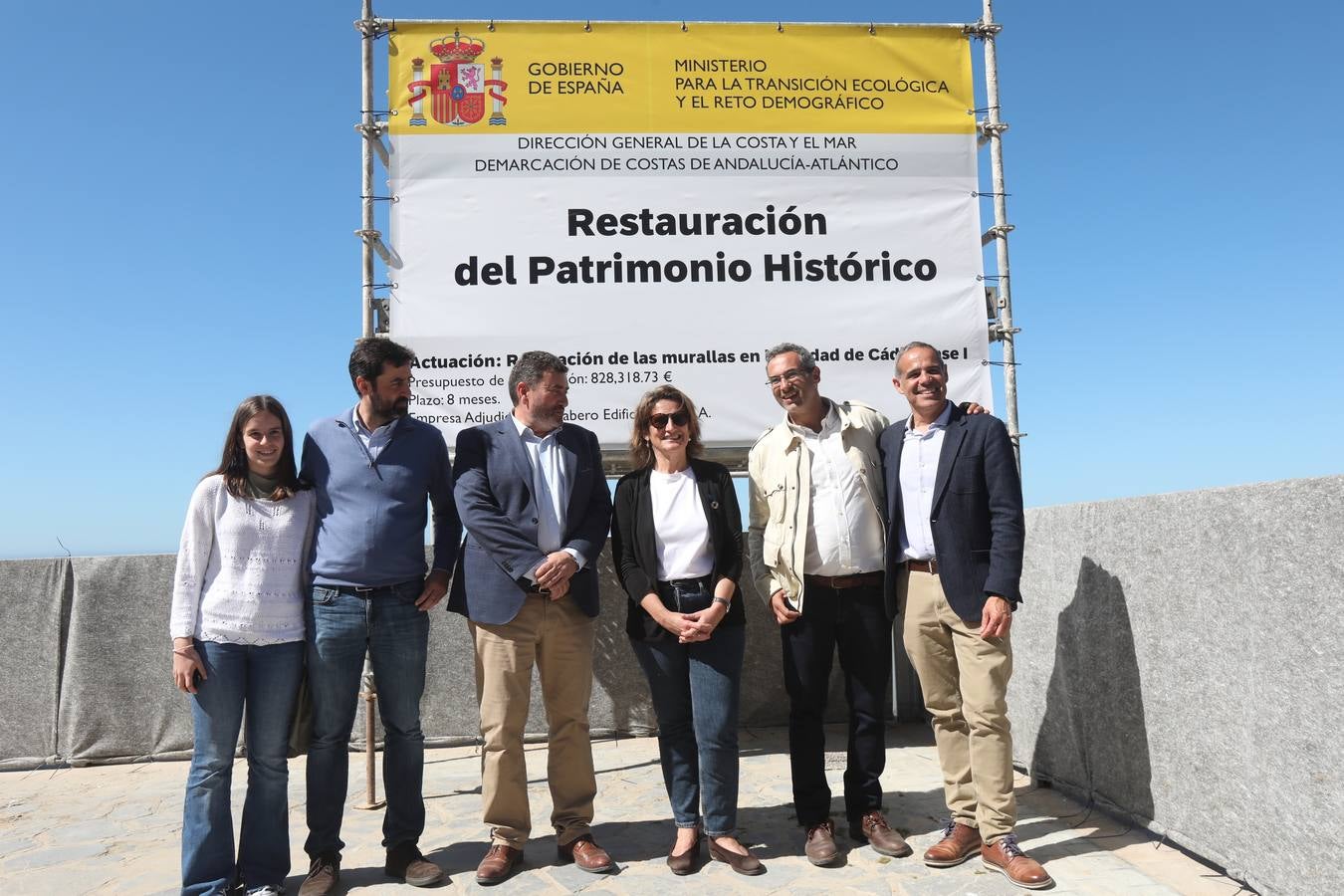 Ribera garantiza la restauración de las Murallas y deja al margen el Castillo de San Sebastián