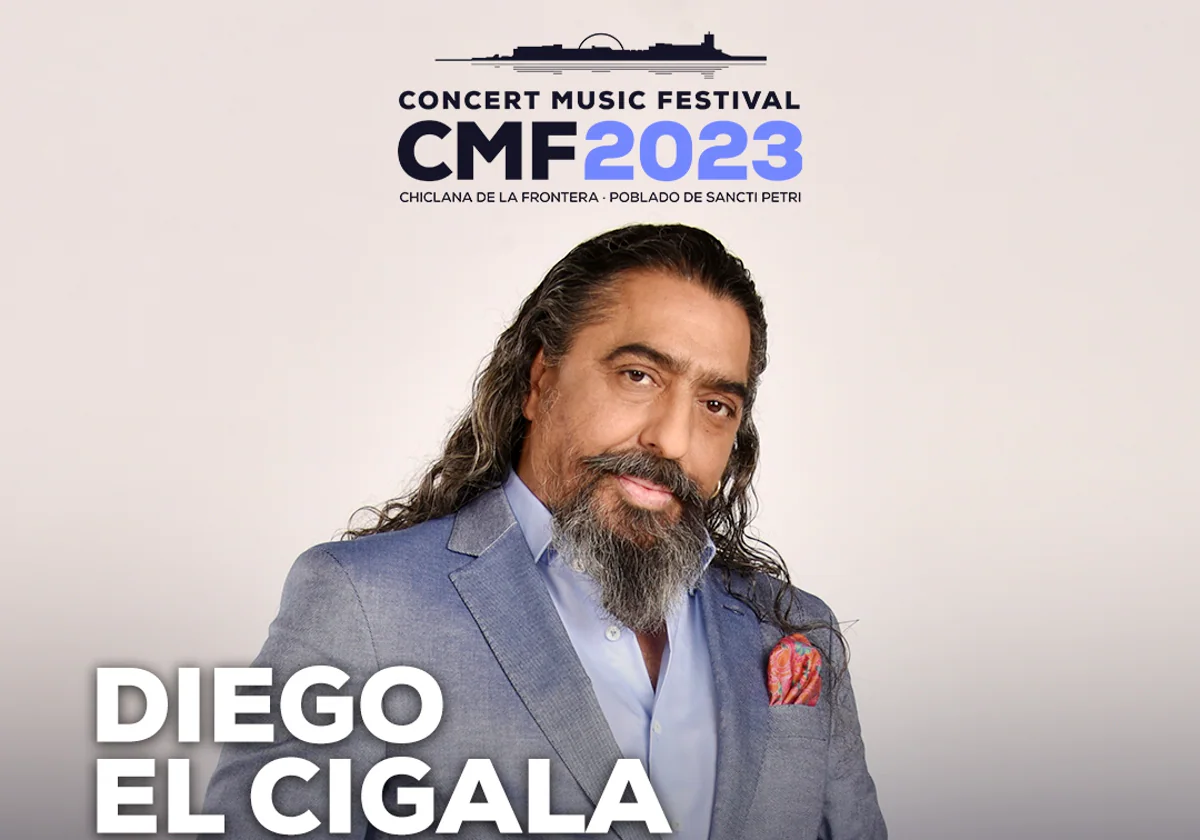 Cartel de Diego 'El Cigala' en Concert Music Festival.