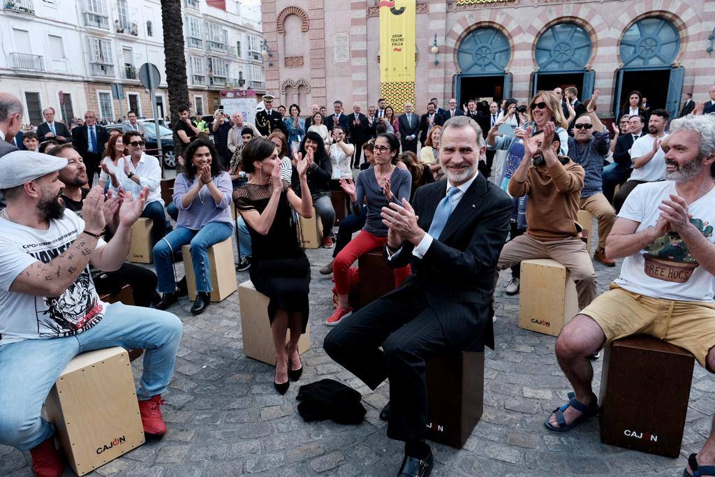 Fotos: Los Reyes asisten al concierto inaugural &#039;Tempo de luz&#039;