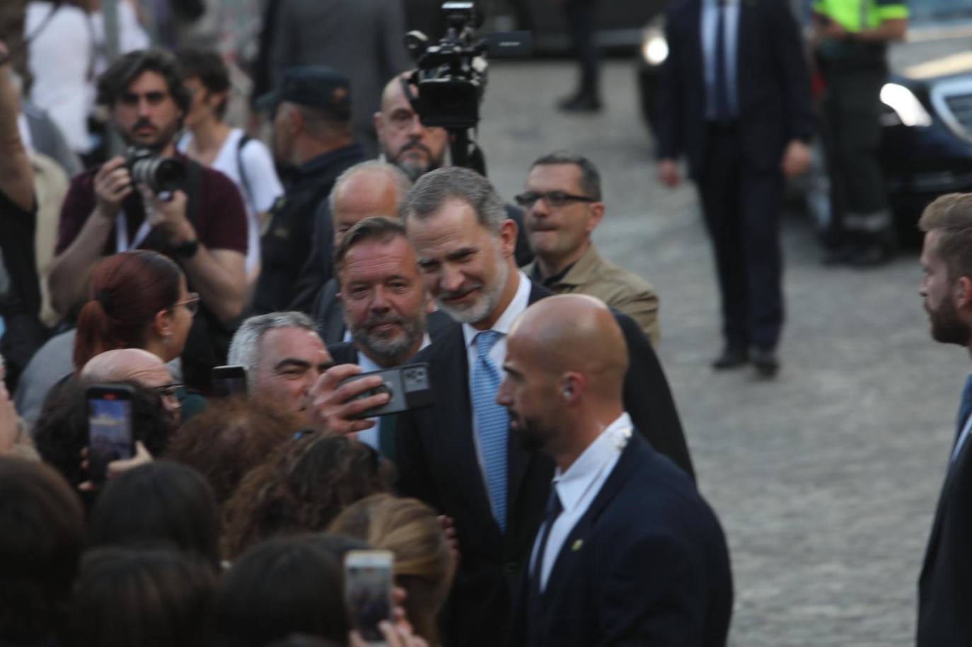 Fotos: Los Reyes asisten al concierto inaugural &#039;Tempo de luz&#039;