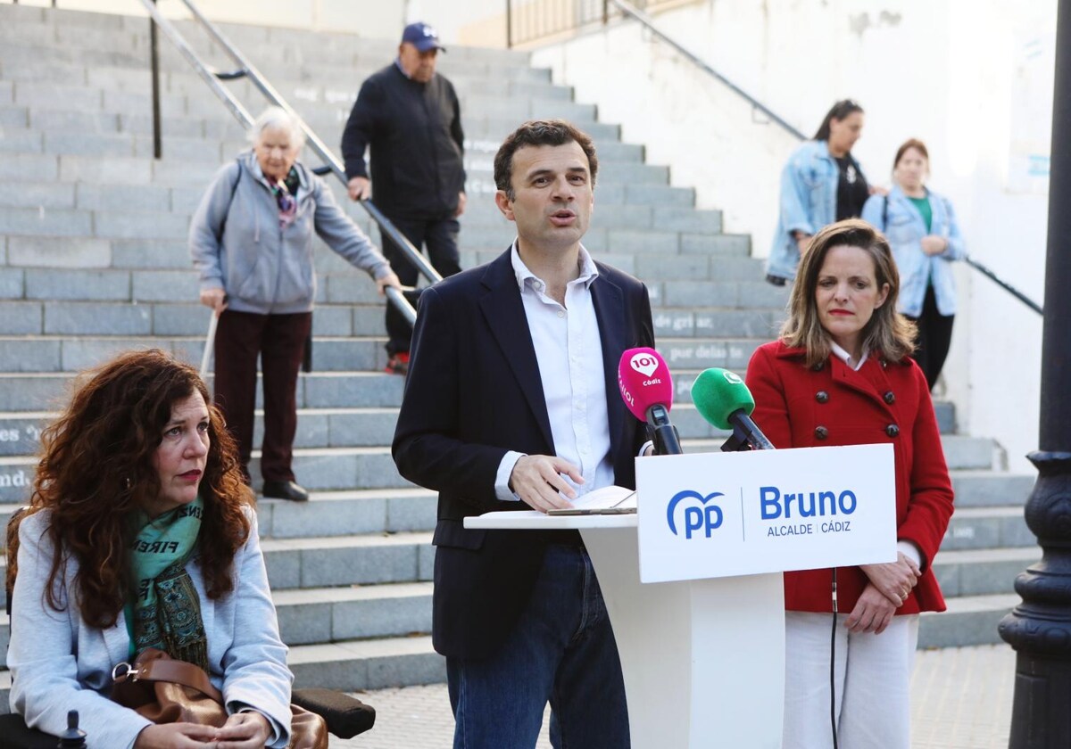 Bruno García León, candidato del PP a la Alcaldía de Cádiz.