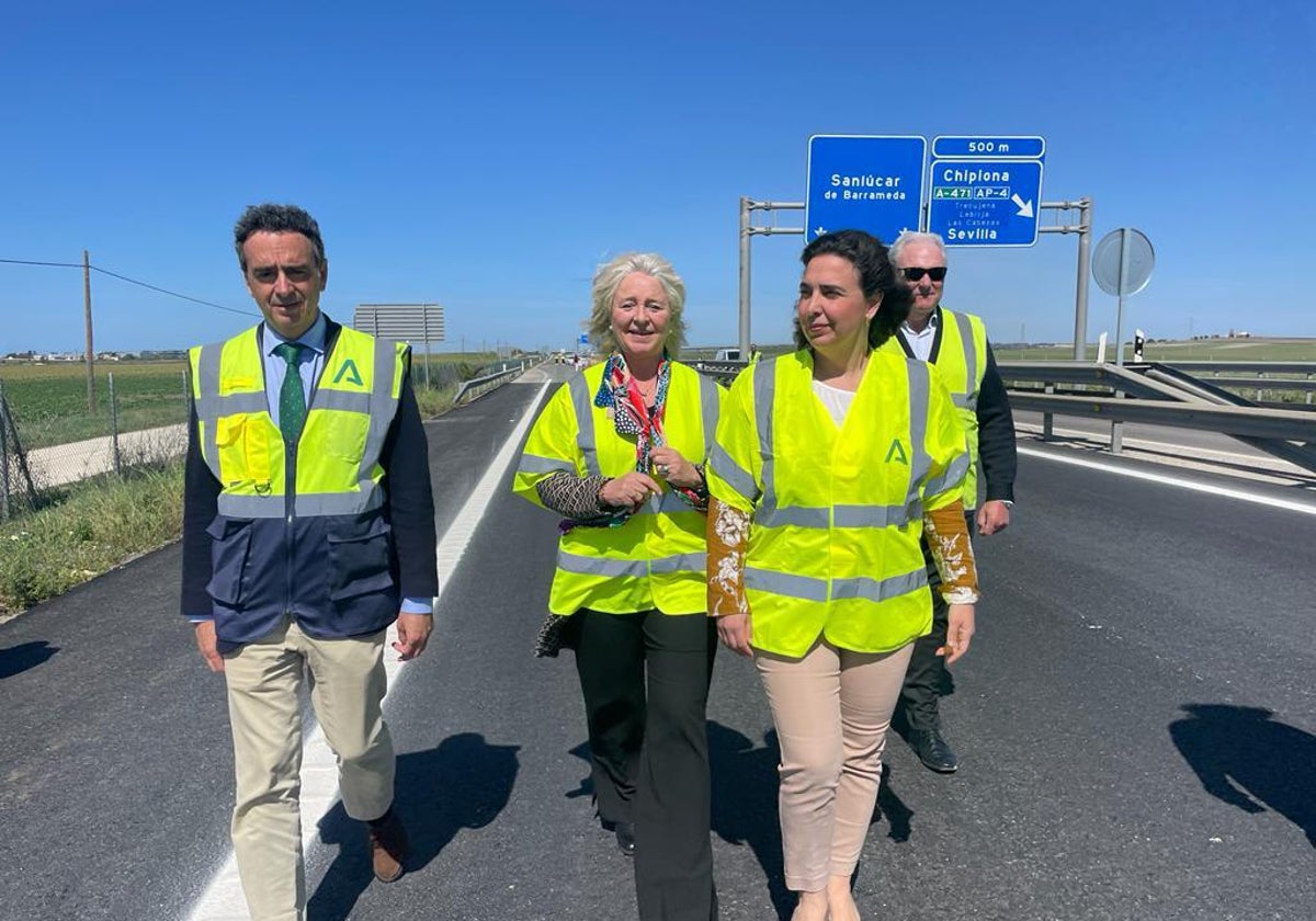 Finalizan con dos meses de antelación la reparación de la autovía entre Chipiona y Jerez