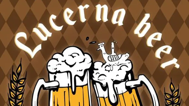 Cartel del evento de cervezas en Jimena.