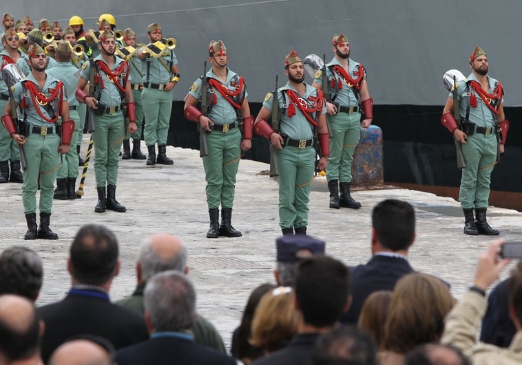 La Legión vuelve a desfilar este Lunes Santo acompañando a una de las procesiones de Algeciras