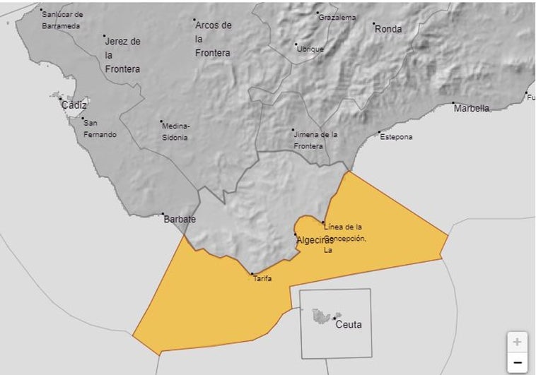 Salta el levante en Cádiz: alerta naranja el martes