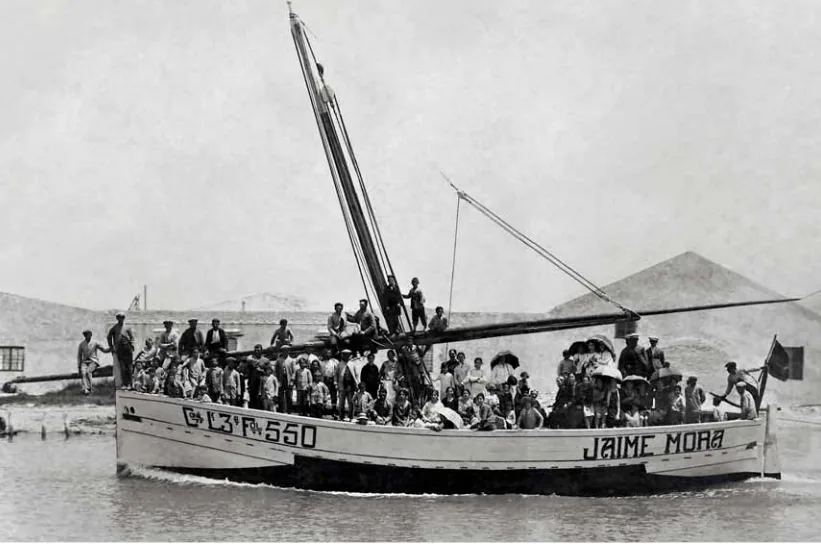 Bautizo de la embarcación 'Jaime Mora'. Año 1922