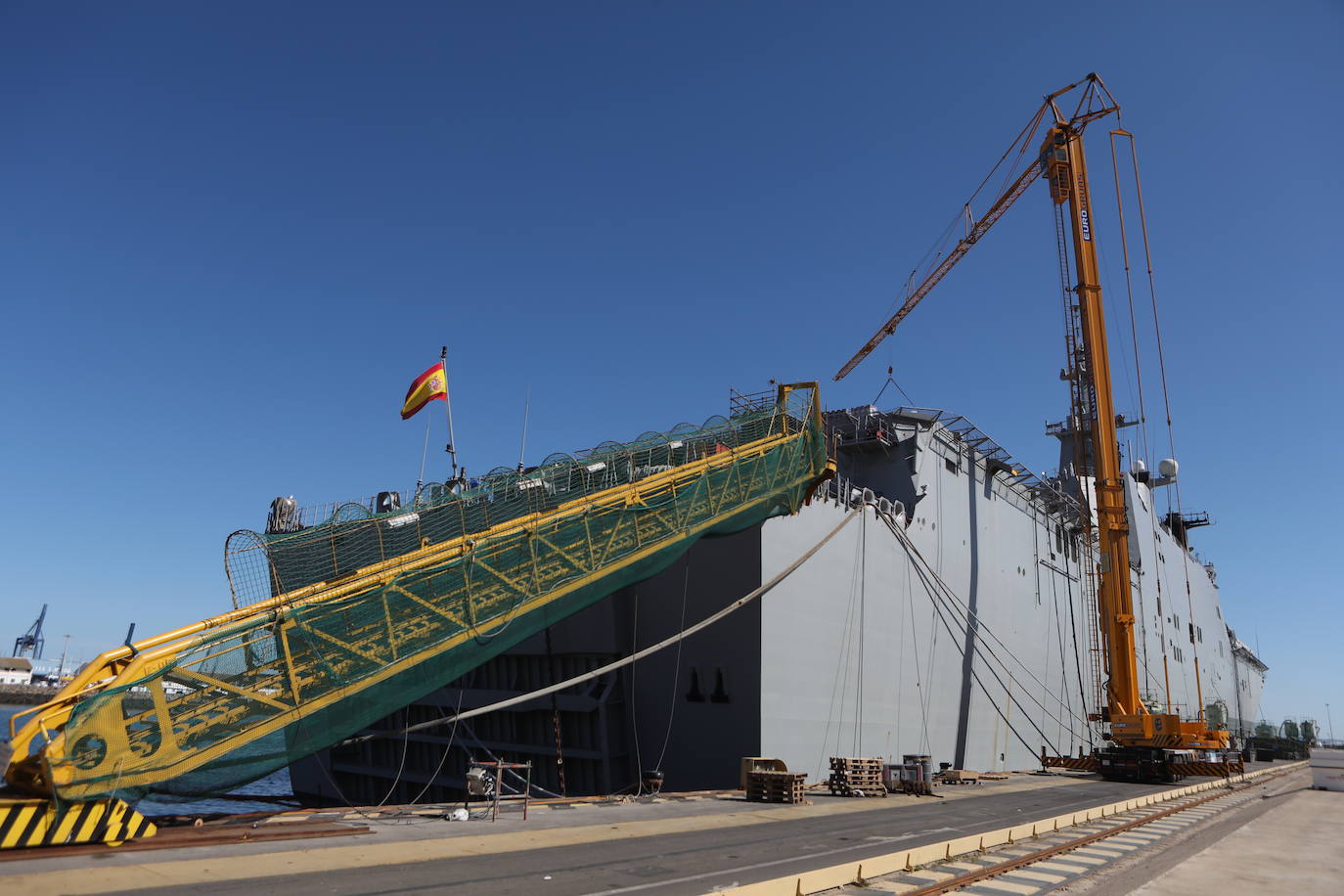 En imágenes: Así son las obras a las que se está sometiendo el portaeronaves &#039;Juan Carlos I&#039;