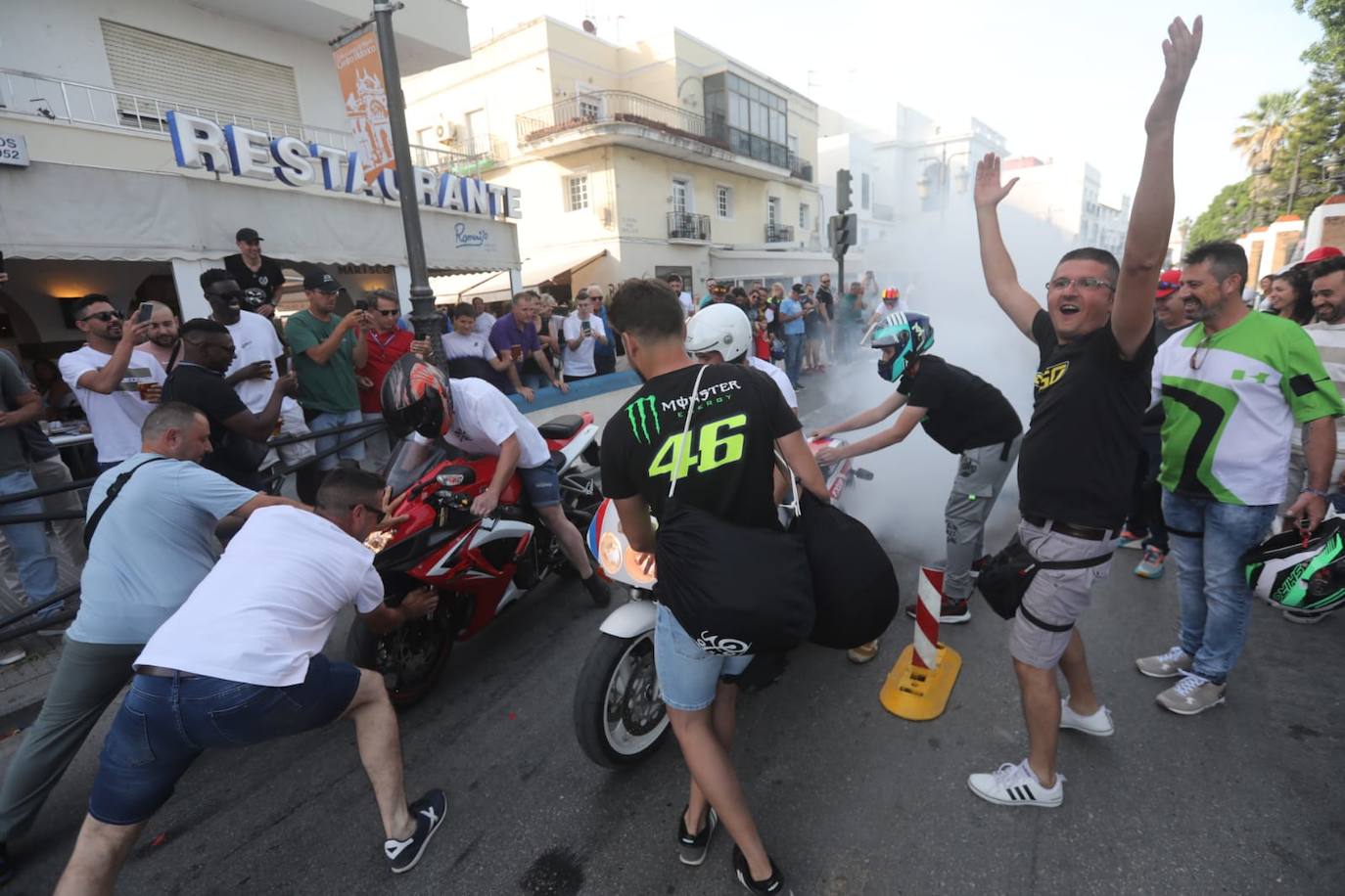 Fotos: Las motos comienzan a rugir en El Puerto con motivo del Gran Premio de Jerez 2023